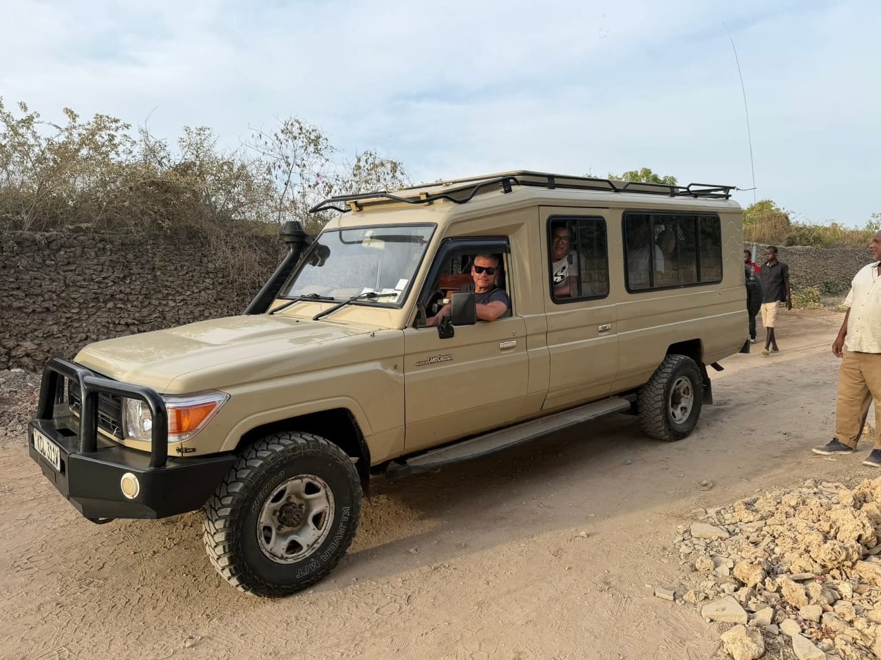 Jeep utilizzata durante il safari